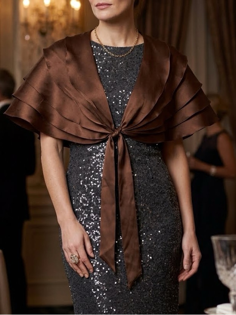 ILANA WOLF shawl silk wrap